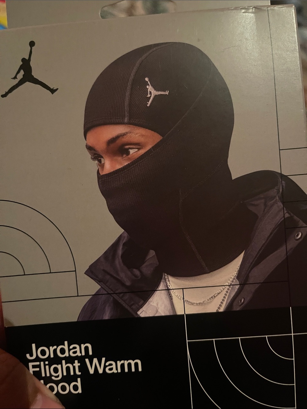 Jordan Black Flight Warm Hood - Picture 2 of 3